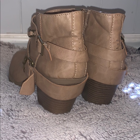 Tan Ankle Booties - Picture 2 of 4